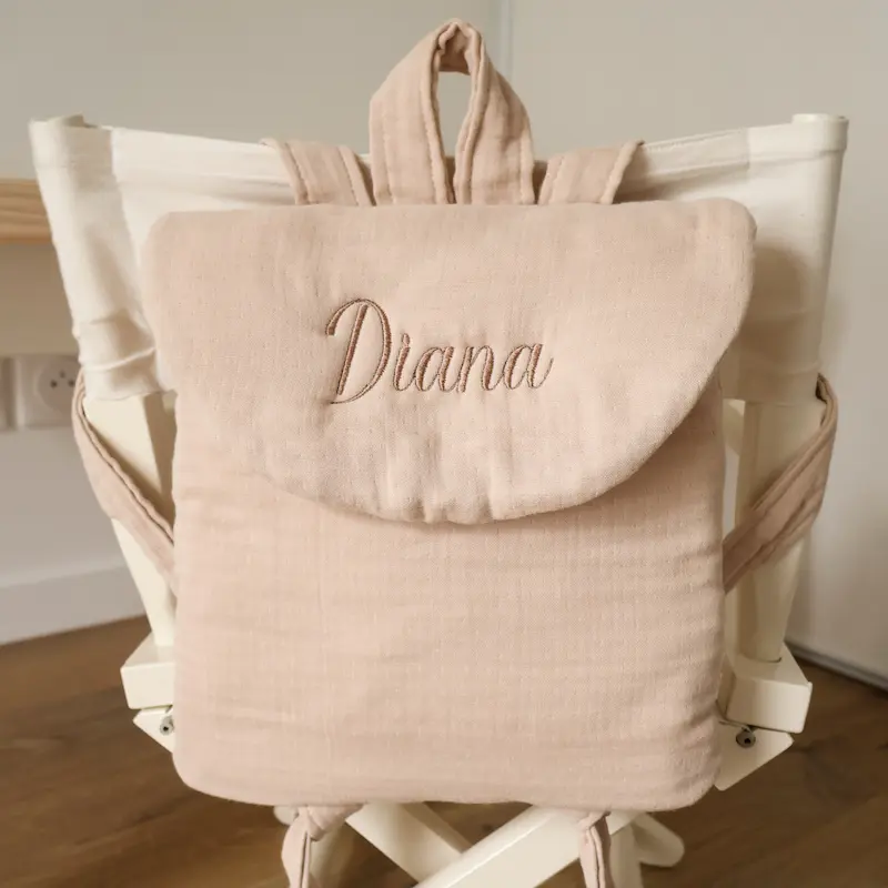 Sac à dos beige